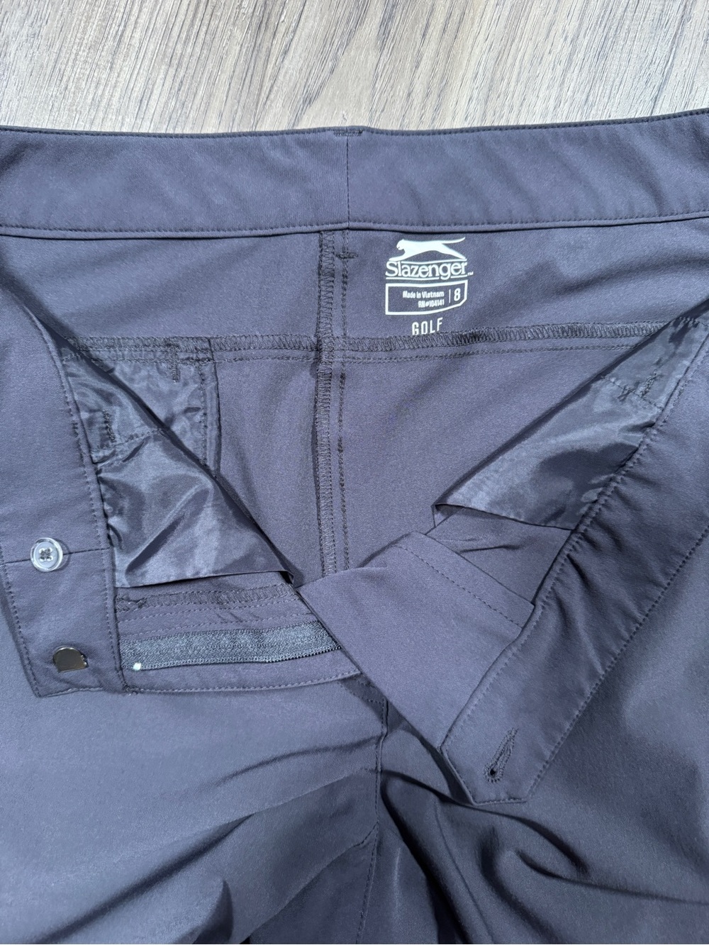 Slazenger Dark Gray Women's Golf Pants - Size 8 - Picture 7 of 11